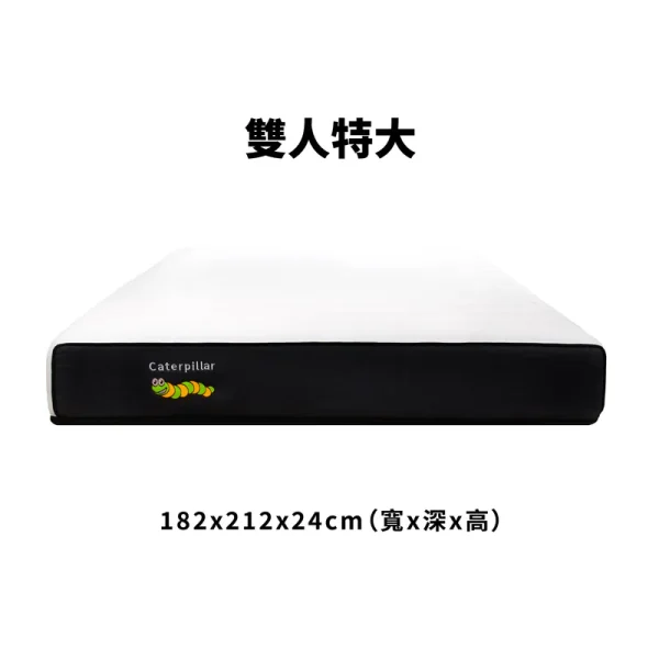 6836e4802129d0000c3c423f 毛毛蟲床墊/雙人特大