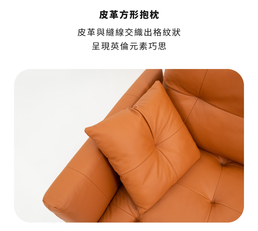 皮革方形抱枕