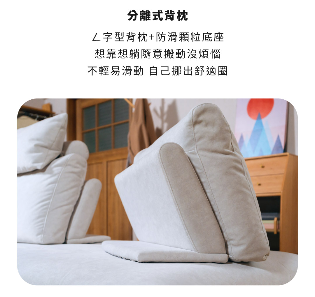 分離式背枕