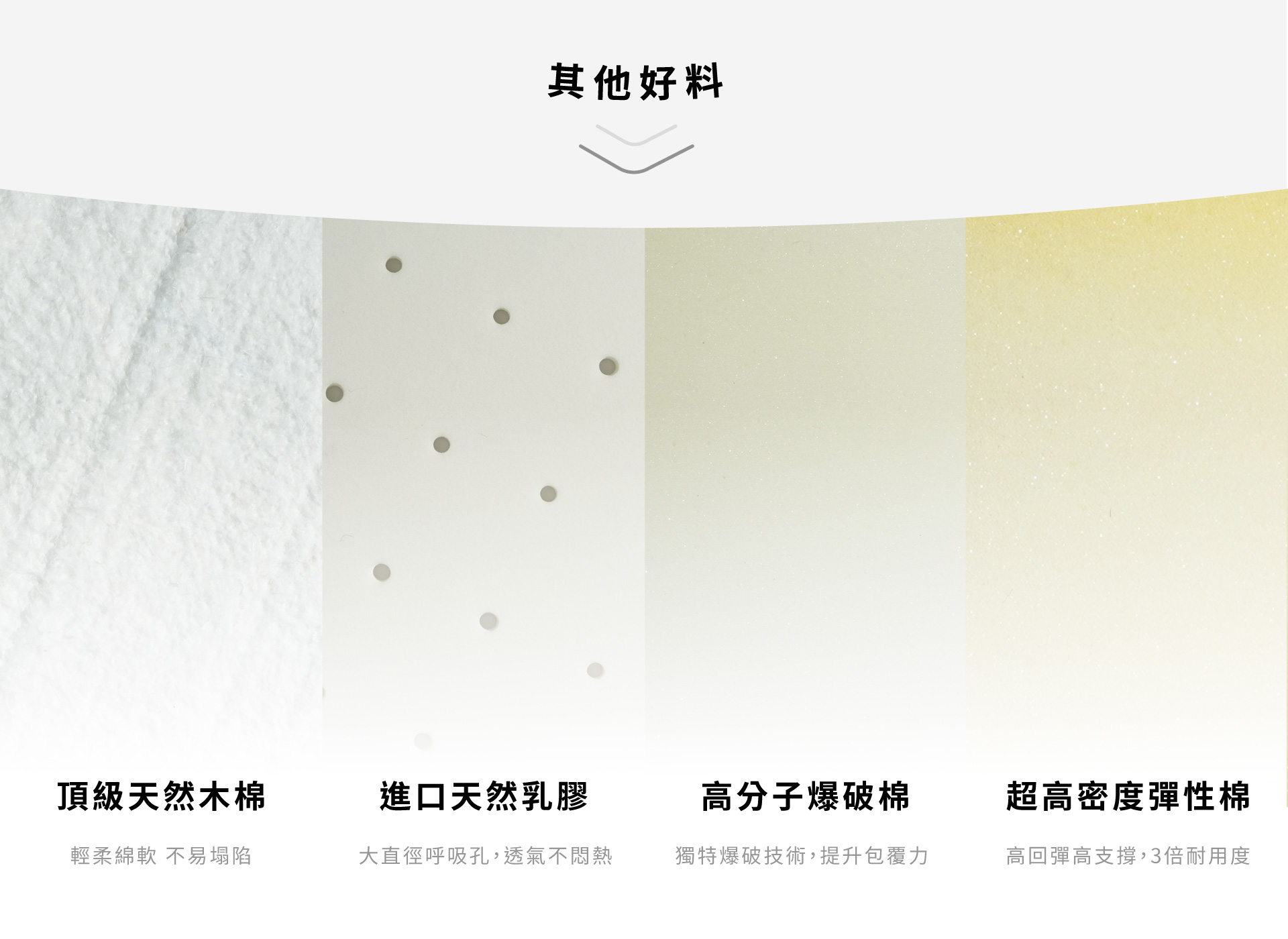 帝王床墊用料