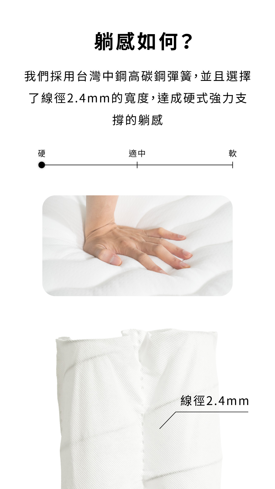 爵士床墊內材圖